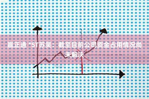 赢正通 *ST苏吴：截至目前公司资金占用情况尚未解决