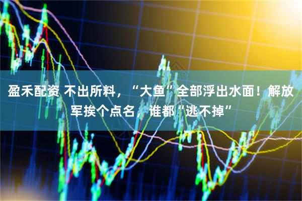 盈禾配资 不出所料，“大鱼”全部浮出水面！解放军挨个点名，谁都“逃不掉”